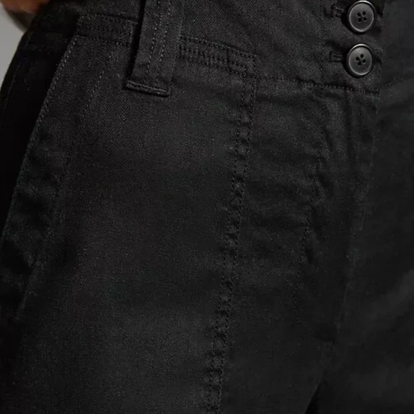 Anthropologie Black Wide Leg Pants - Picture 4 of 10